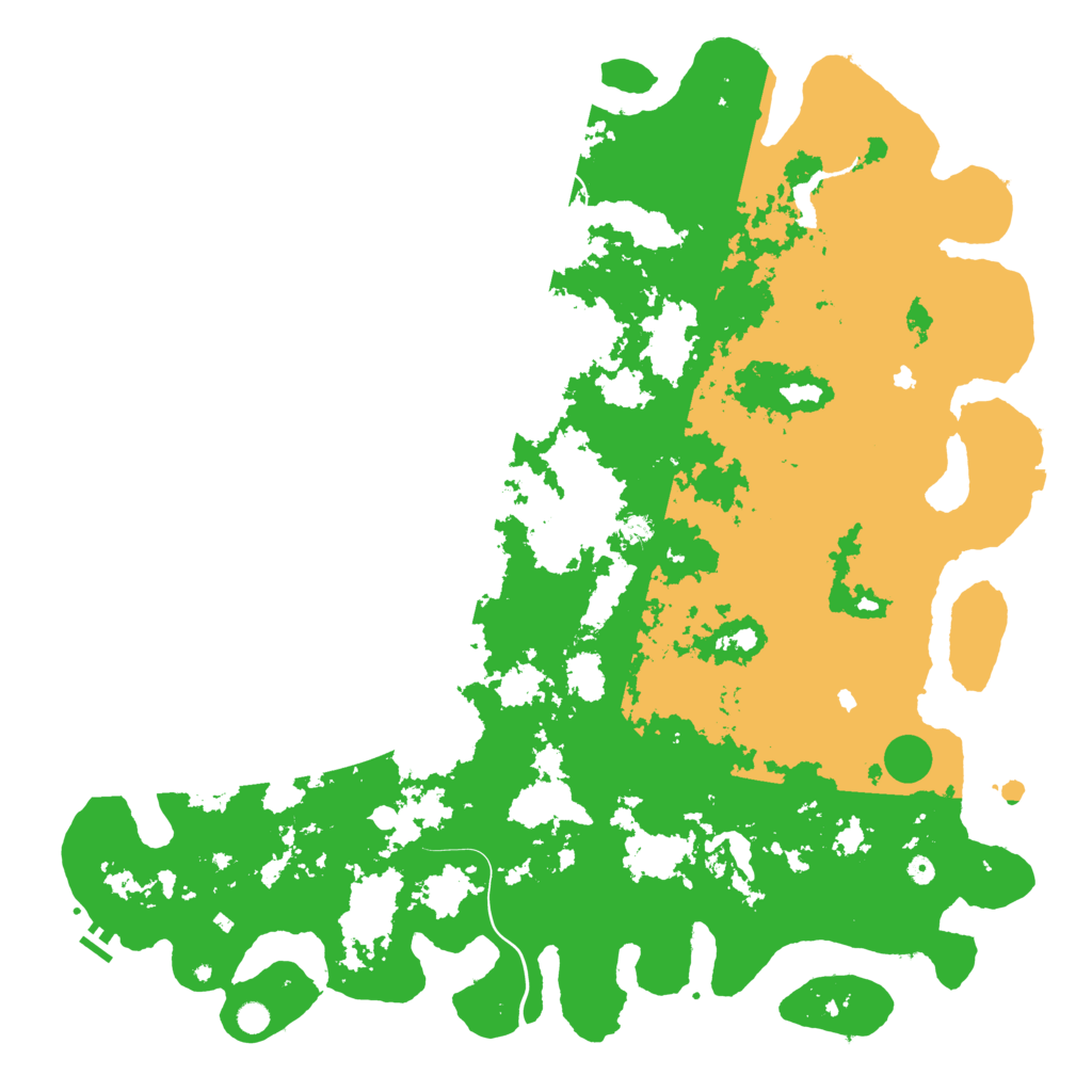 Biome Rust Map: Procedural Map, Size: 6000, Seed: 64659367
