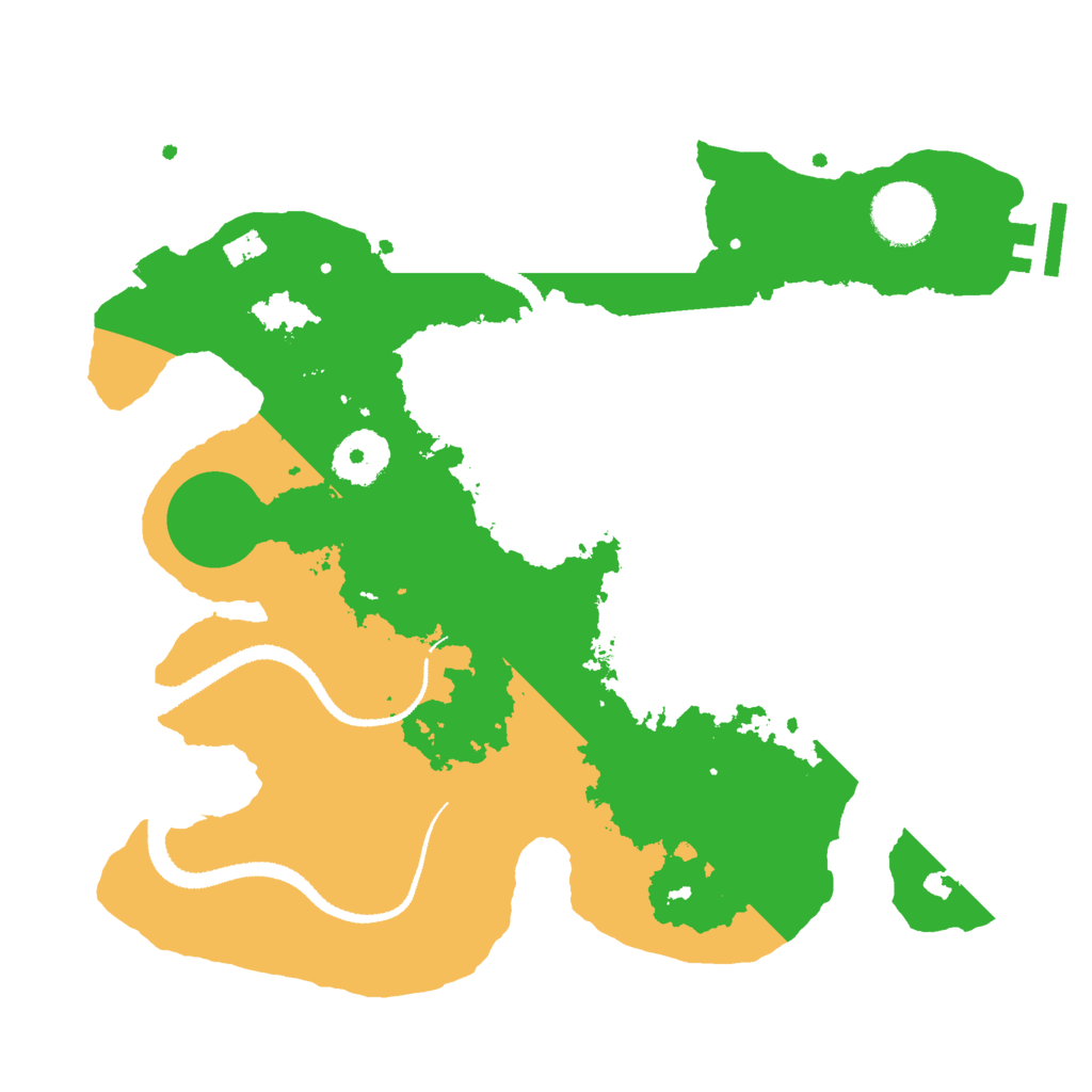 Biome Rust Map: Procedural Map, Size: 3000, Seed: 1310747615