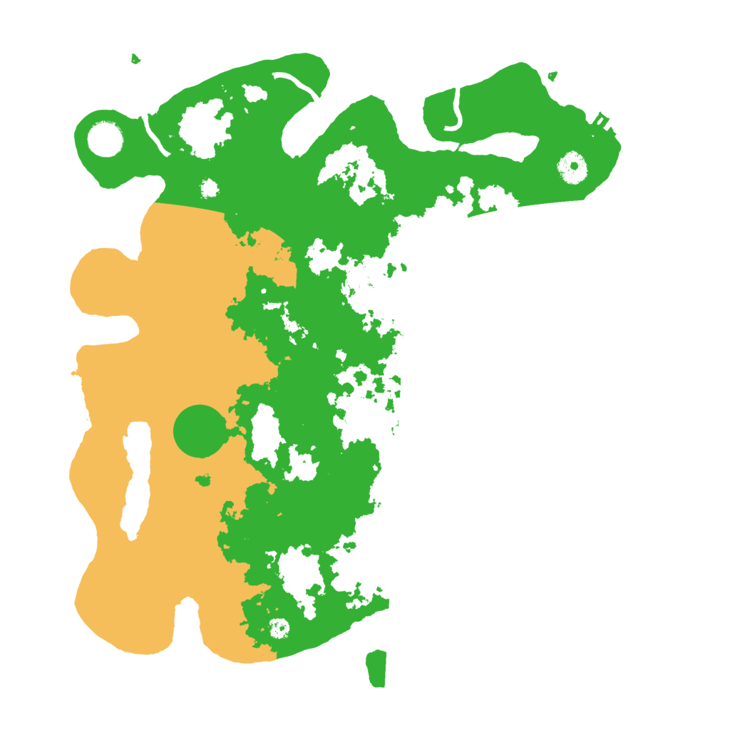 Biome Rust Map: Procedural Map, Size: 3636, Seed: 61636616