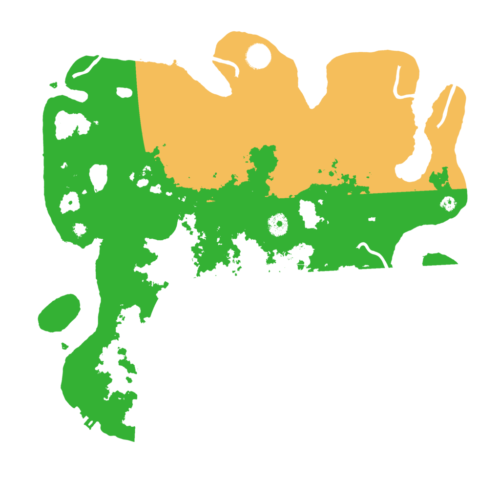 Biome Rust Map: Procedural Map, Size: 3500, Seed: 149721