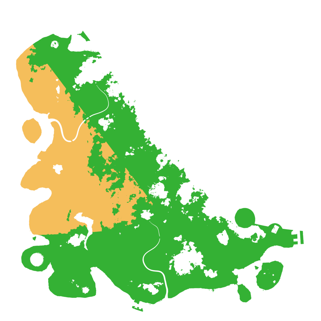 Biome Rust Map: Procedural Map, Size: 4250, Seed: 575015100