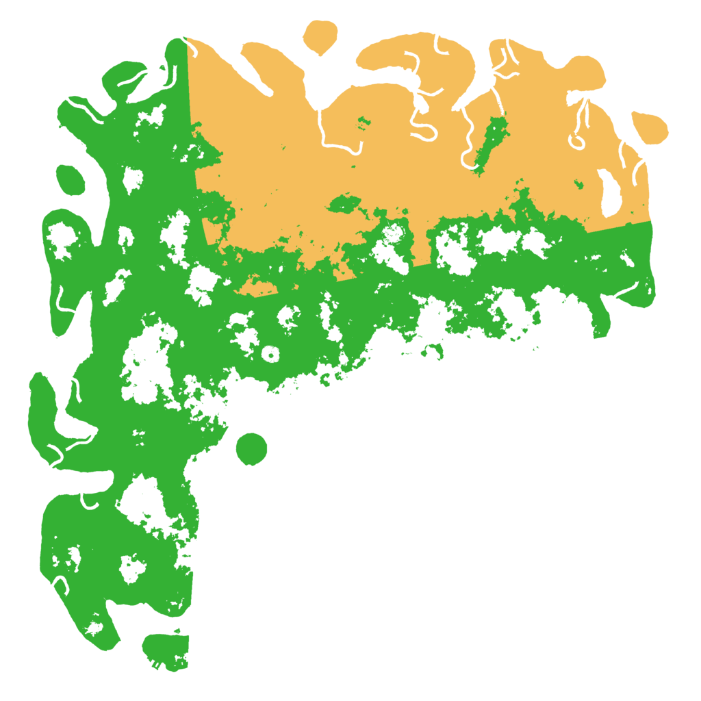 Biome Rust Map: Procedural Map, Size: 6000, Seed: 1207743