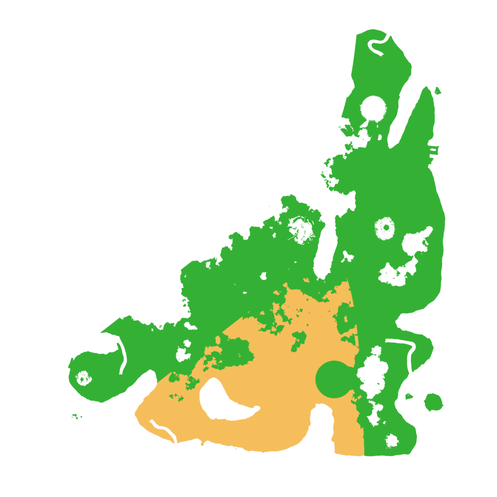 Biome Rust Map: Procedural Map, Size: 3500, Seed: 851965900