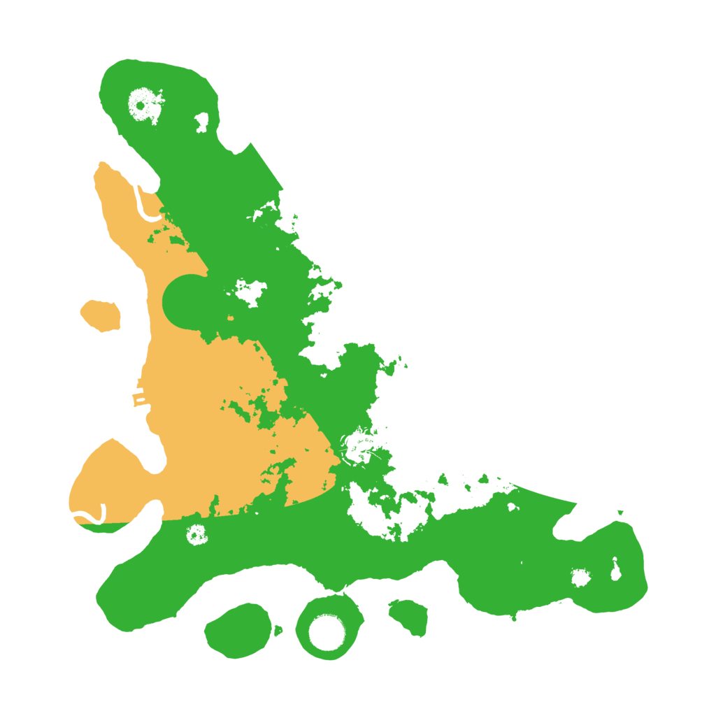 Biome Rust Map: Procedural Map, Size: 3500, Seed: 841973428