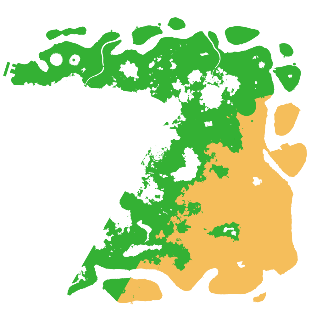 Biome Rust Map: Procedural Map, Size: 4500, Seed: 4477333
