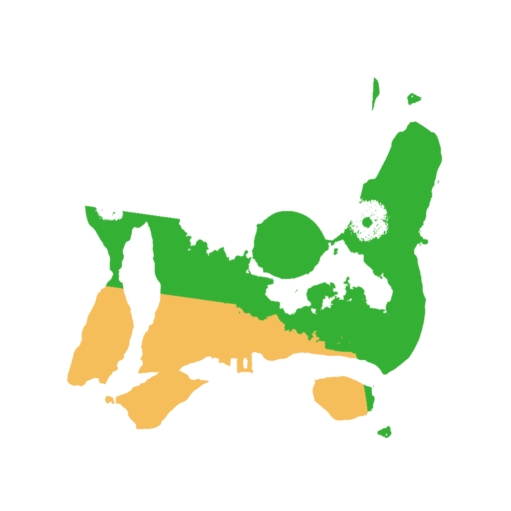 Biome Rust Map: Procedural Map, Size: 2000, Seed: 1033157543