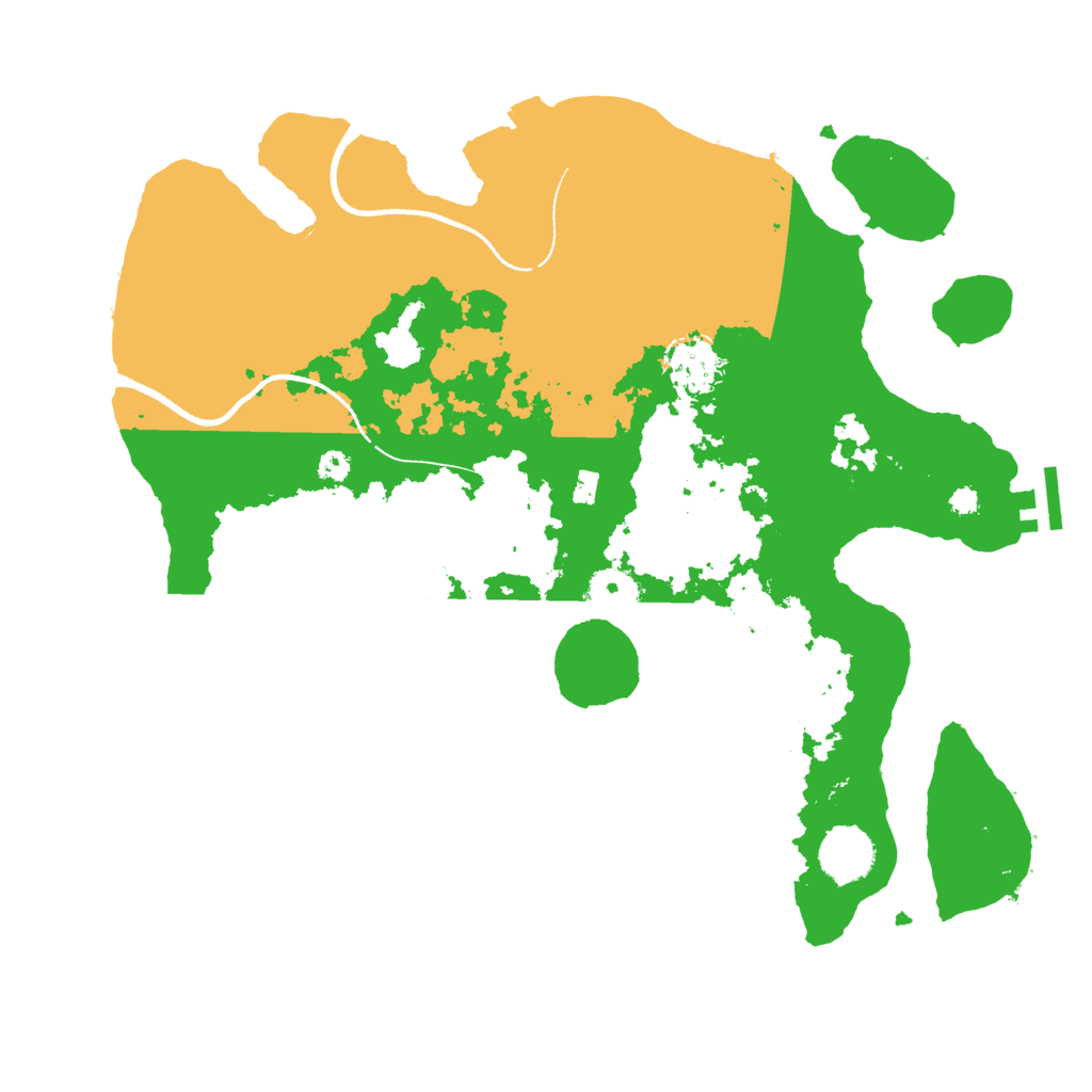 Biome Rust Map: Procedural Map, Size: 3500, Seed: 1774324341
