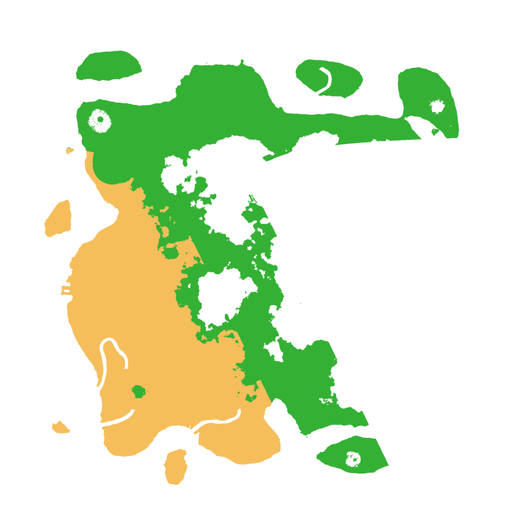 Biome Rust Map: Procedural Map, Size: 3500, Seed: 1760805078
