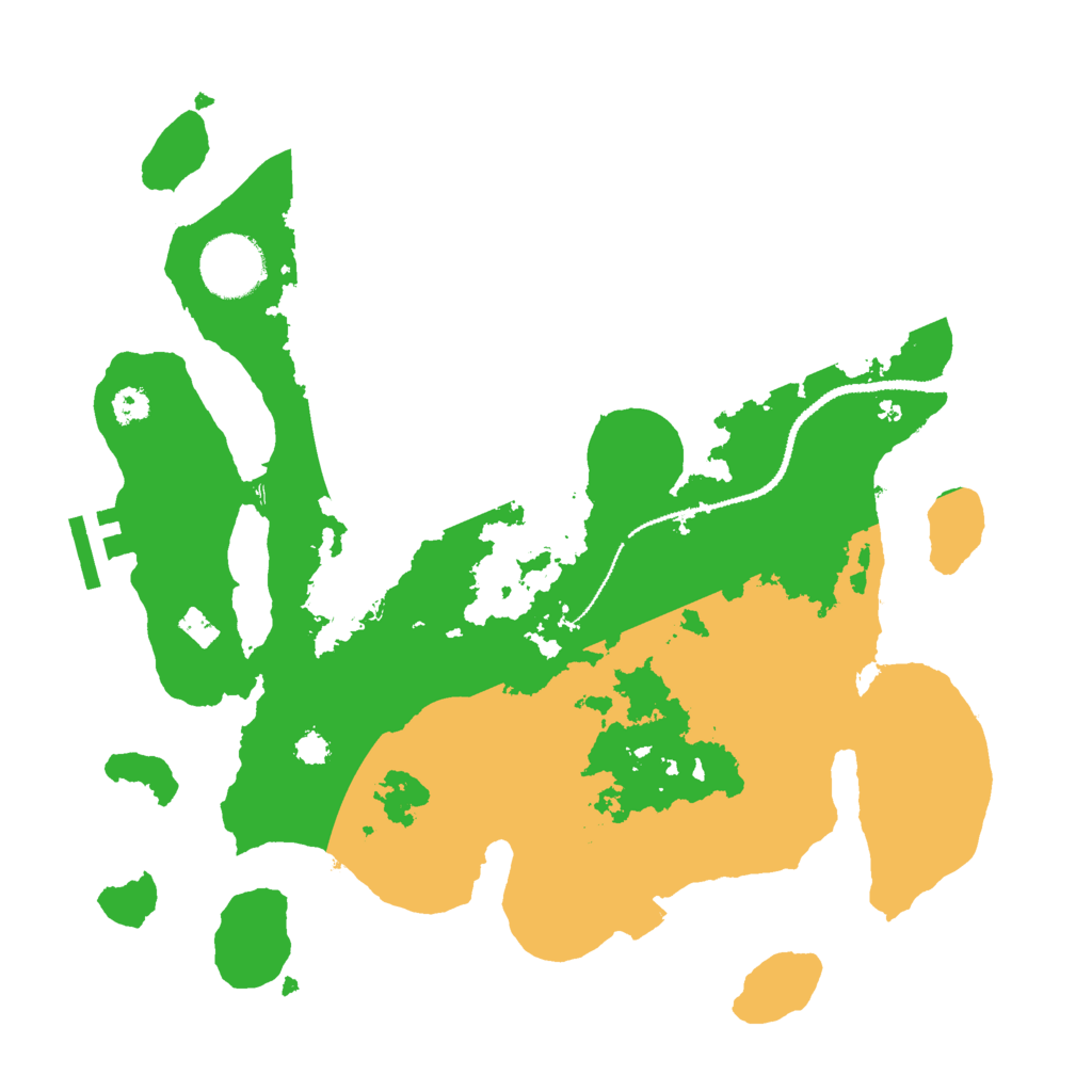 Biome Rust Map: Procedural Map, Size: 3000, Seed: 1477803395