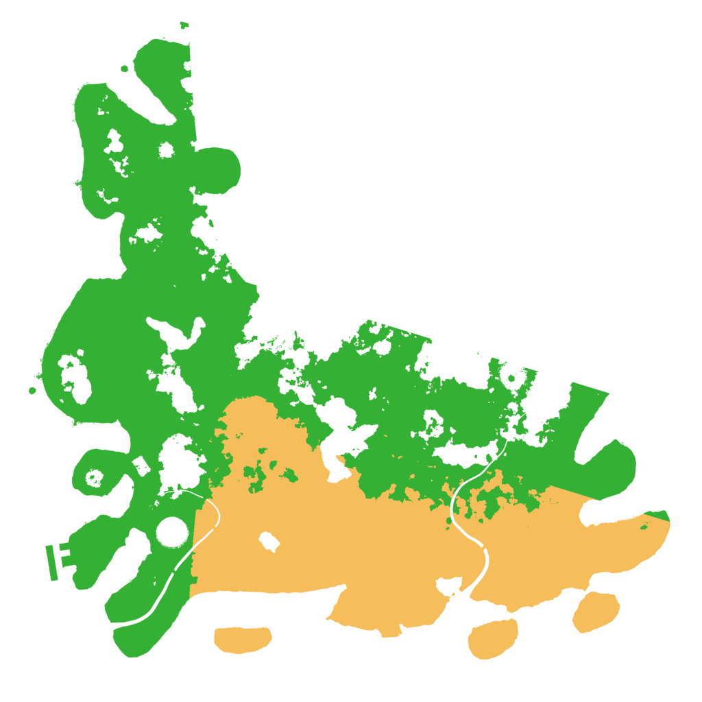 Biome Rust Map: Procedural Map, Size: 4000, Seed: 576641418