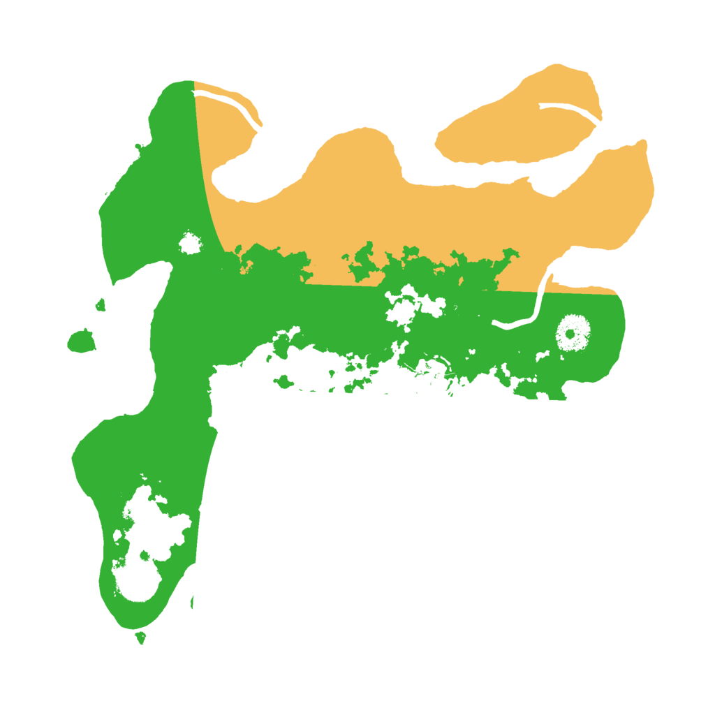 Biome Rust Map: Procedural Map, Size: 3000, Seed: 842021