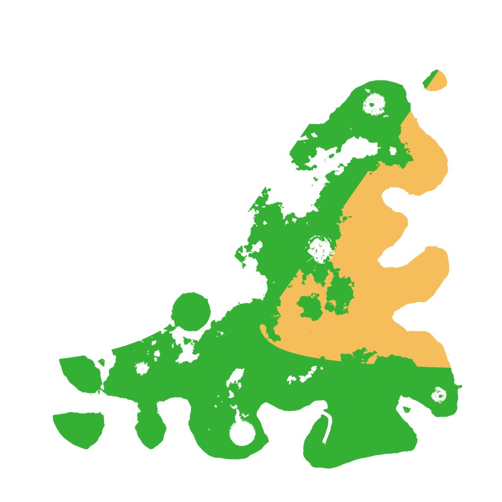 Biome Rust Map: Procedural Map, Size: 3500, Seed: 496977249
