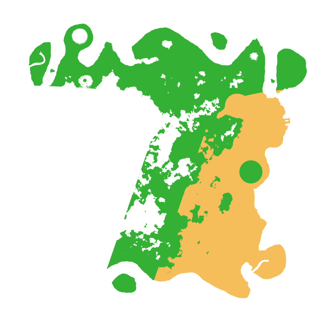 Biome Rust Map: Procedural Map, Size: 3700, Seed: 16650