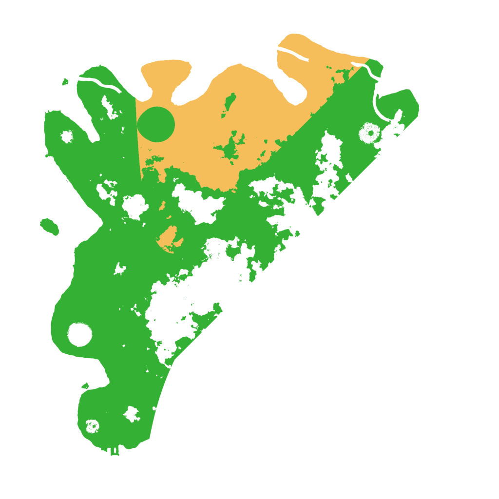 Biome Rust Map: Procedural Map, Size: 3700, Seed: 101372160
