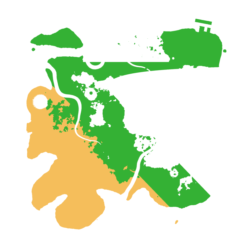 Biome Rust Map: Procedural Map, Size: 3000, Seed: 102461