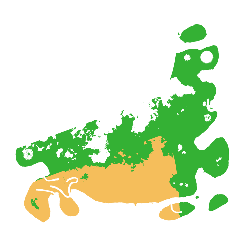 Biome Rust Map: Procedural Map, Size: 3500, Seed: 1660843656