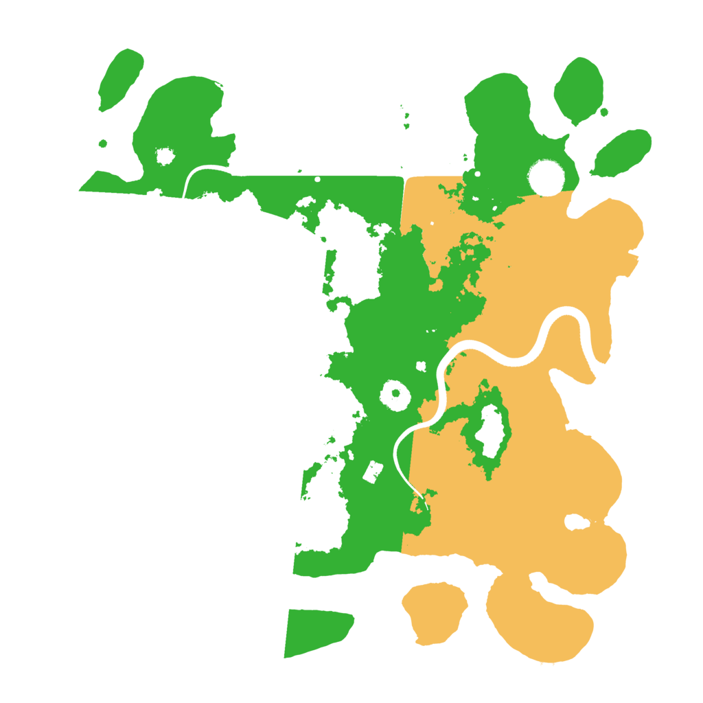 Biome Rust Map: Procedural Map, Size: 3500, Seed: 414066256