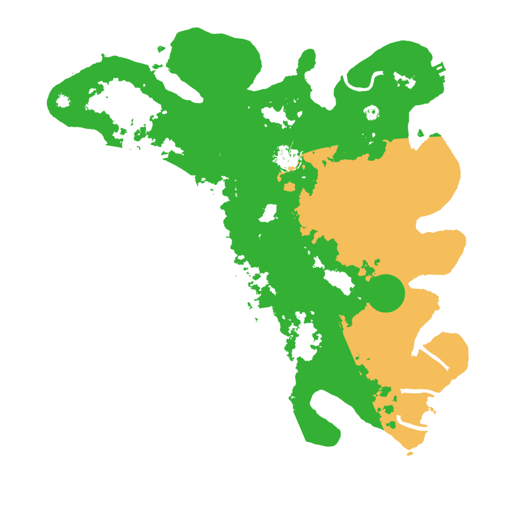 Biome Rust Map: Procedural Map, Size: 3500, Seed: 8331348