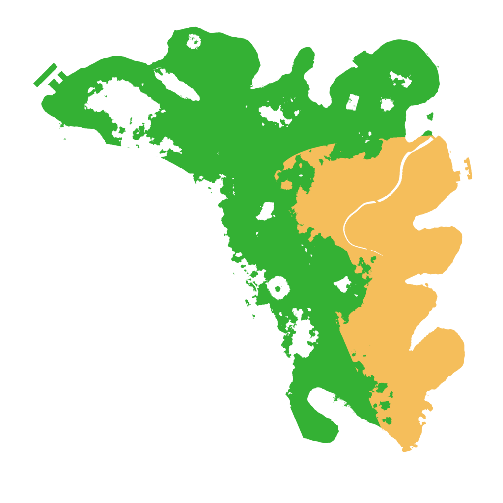 Biome Rust Map: Procedural Map, Size: 3500, Seed: 8331348