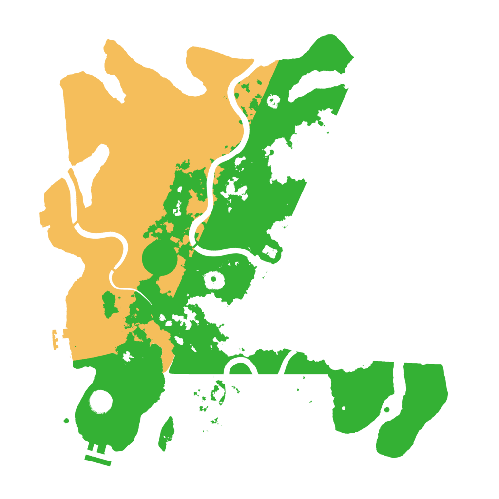 Biome Rust Map: Procedural Map, Size: 3800, Seed: 5905