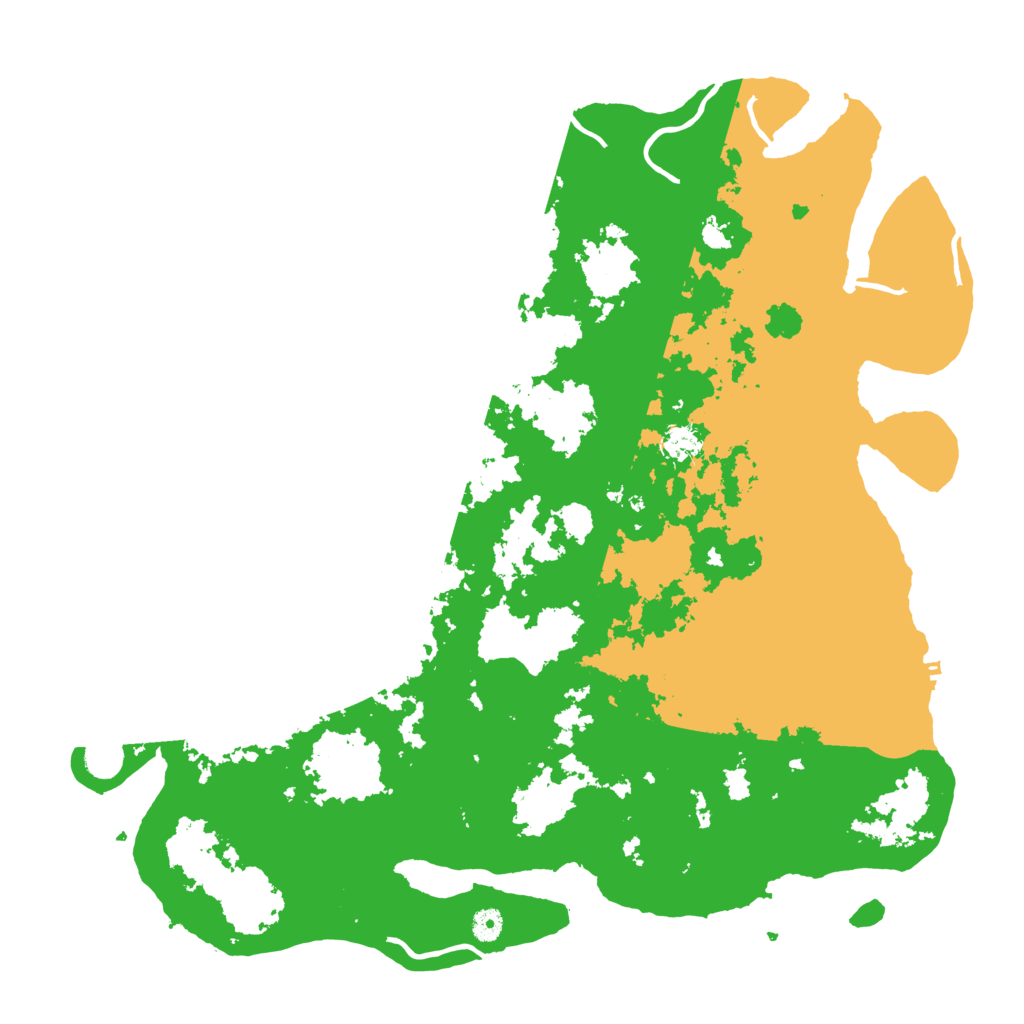 Biome Rust Map: Procedural Map, Size: 4800, Seed: 1067153172