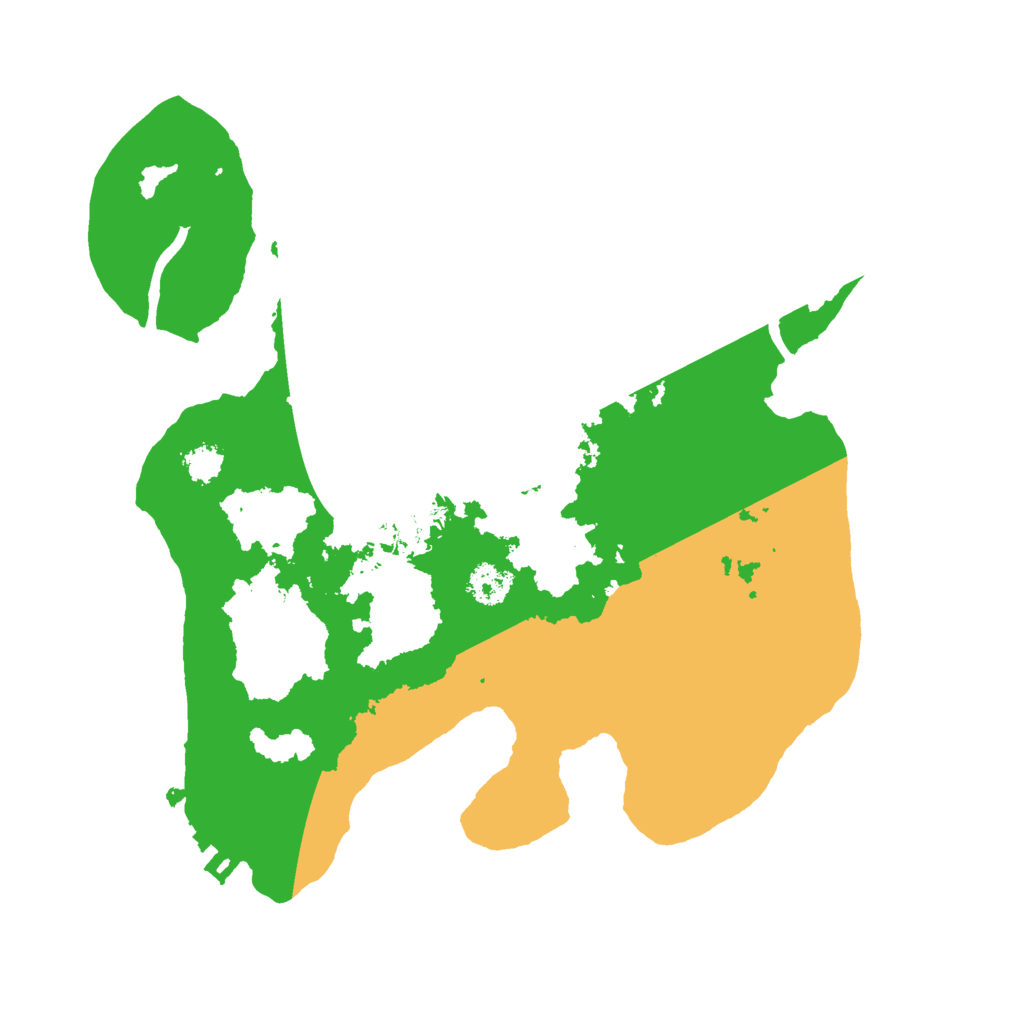 Biome Rust Map: Procedural Map, Size: 2491, Seed: 135592798