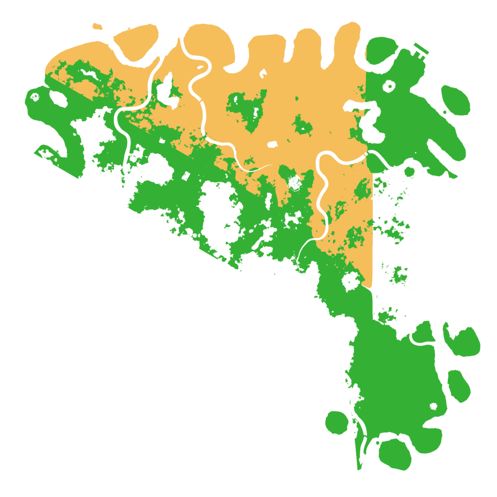 Biome Rust Map: Procedural Map, Size: 6000, Seed: 981005808
