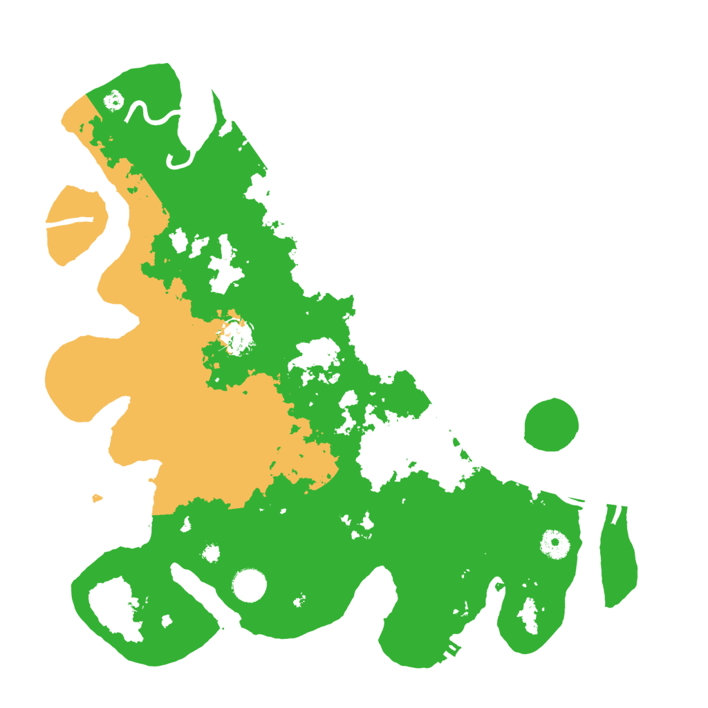 Biome Rust Map: Procedural Map, Size: 3700, Seed: 46148859