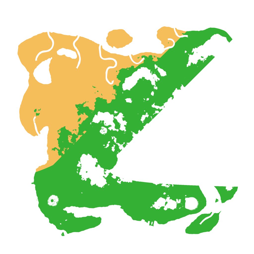 Biome Rust Map: Procedural Map, Size: 3500, Seed: 1186864967