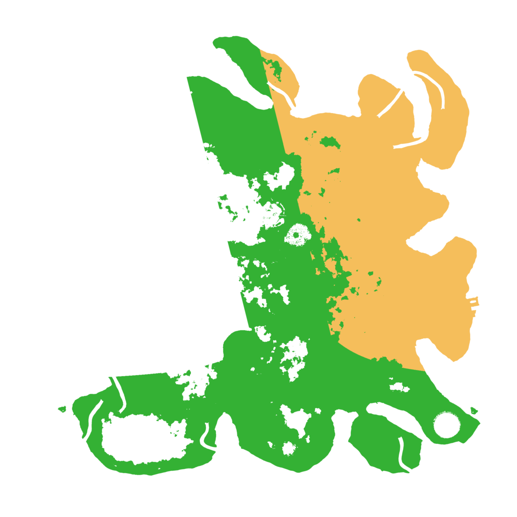 Biome Rust Map: Procedural Map, Size: 3500, Seed: 1582881885