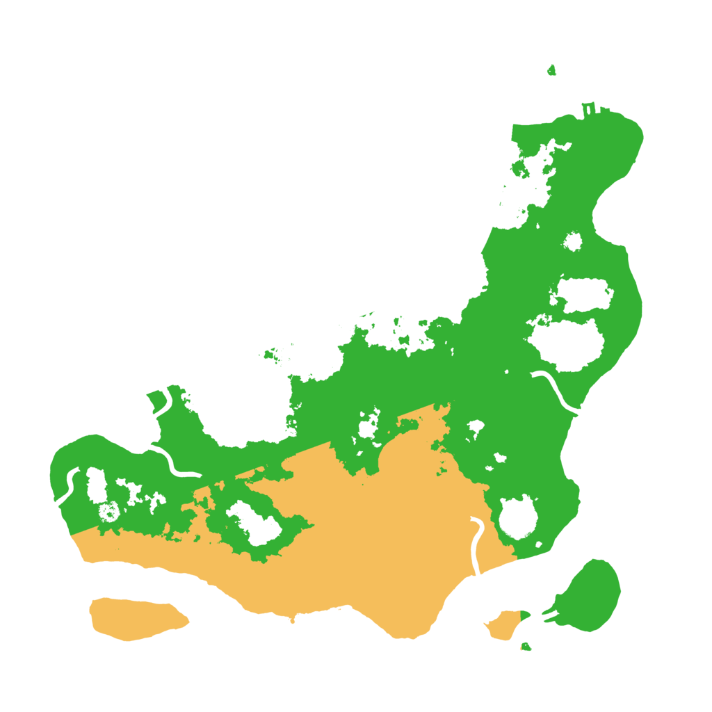 Biome Rust Map: Procedural Map, Size: 3500, Seed: 1902070950