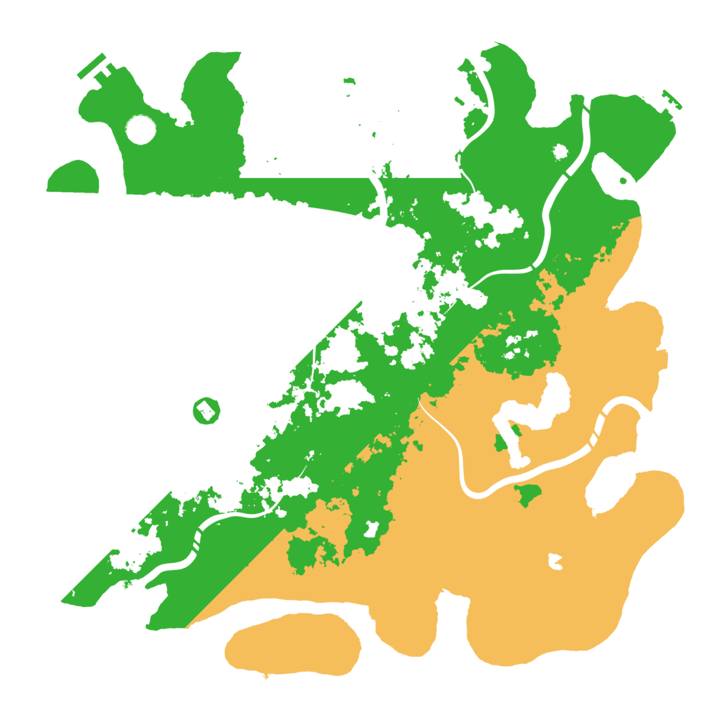 Biome Rust Map: Procedural Map, Size: 4250, Seed: 1127182157