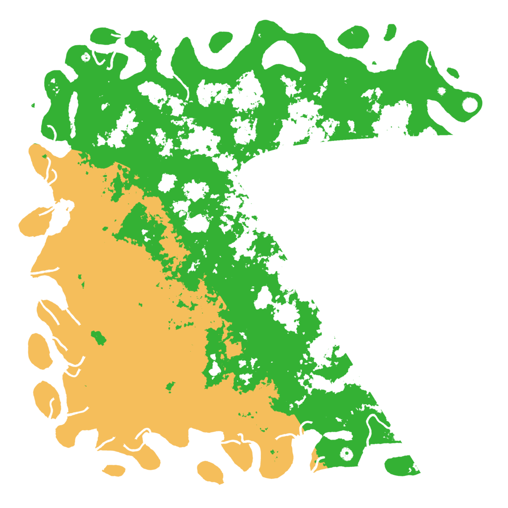 Biome Rust Map: Procedural Map, Size: 6000, Seed: 619178633