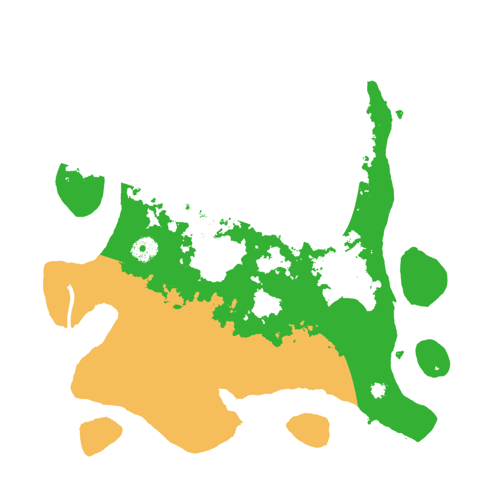 Biome Rust Map: Procedural Map, Size: 3000, Seed: 666333666