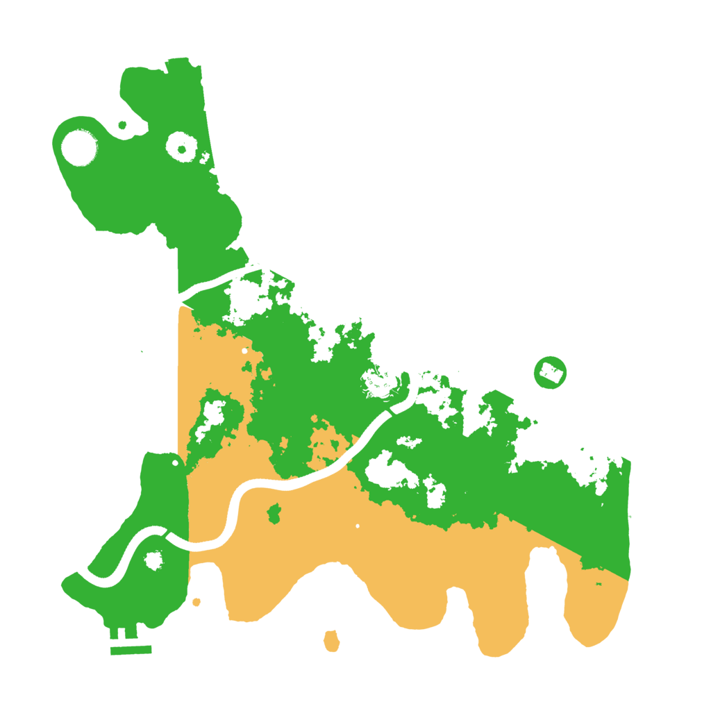 Biome Rust Map: Procedural Map, Size: 3500, Seed: 1315984028