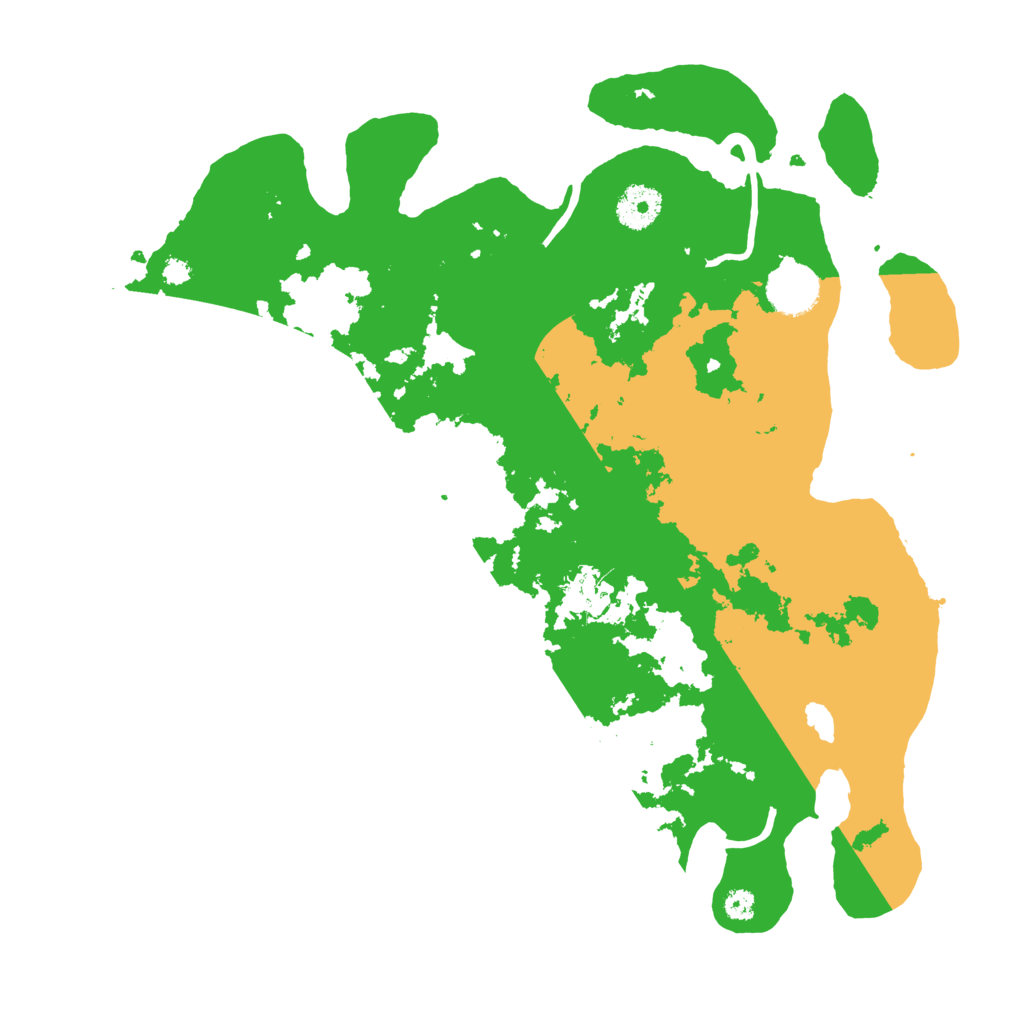 Biome Rust Map: Procedural Map, Size: 3500, Seed: 8294424