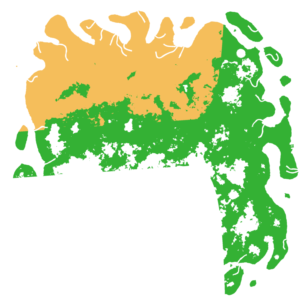 Biome Rust Map: Procedural Map, Size: 6000, Seed: 241251256