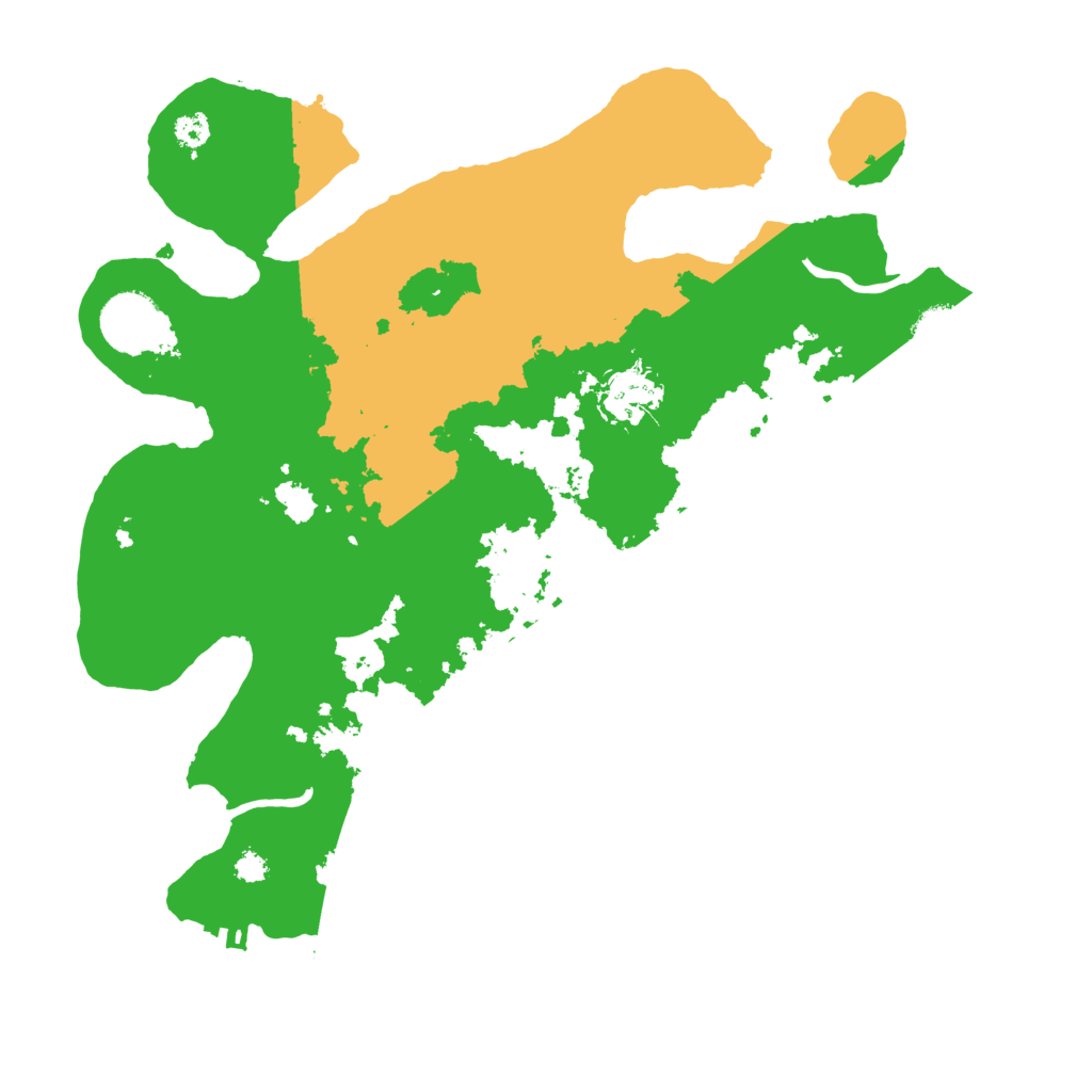 Biome Rust Map: Procedural Map, Size: 3200, Seed: 1979068328