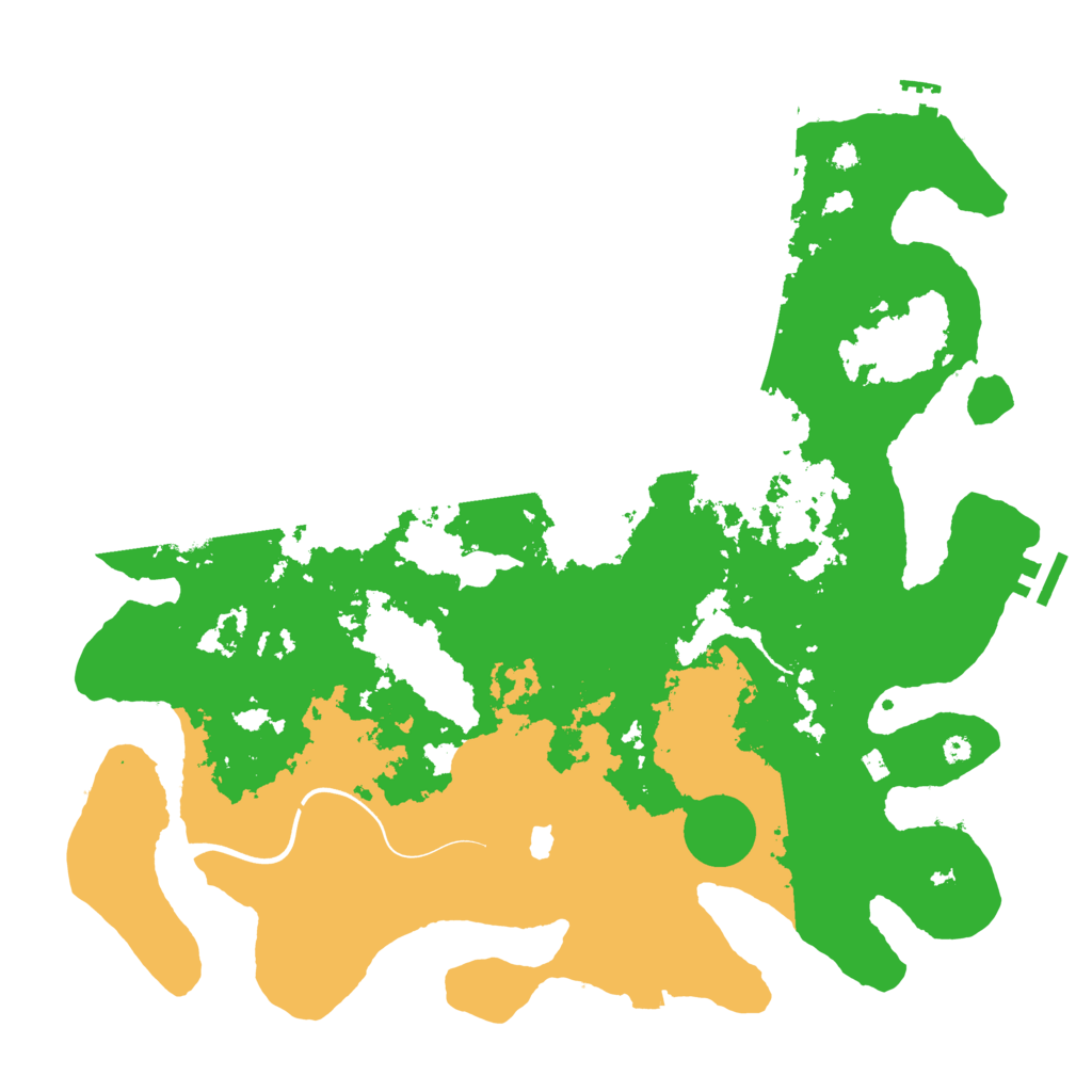 Biome Rust Map: Procedural Map, Size: 4000, Seed: 1434565639