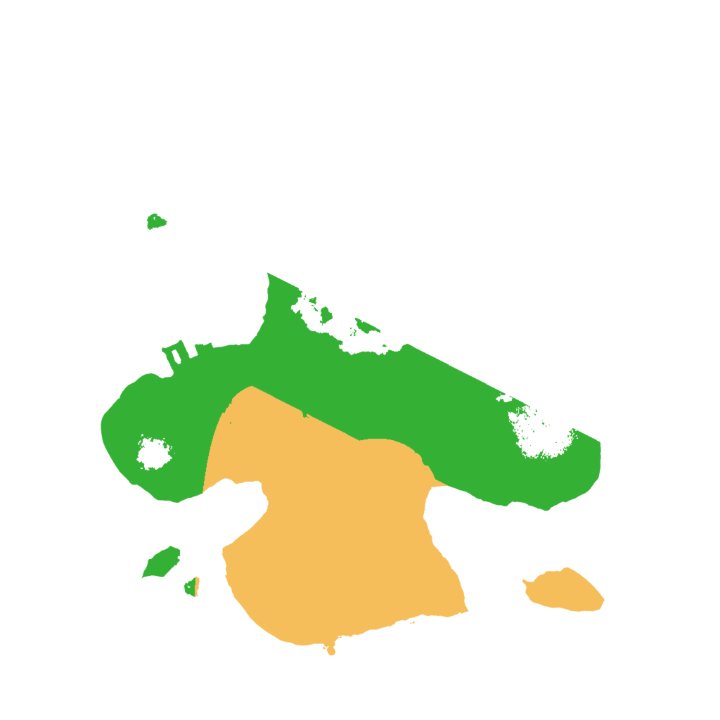 Biome Rust Map: Procedural Map, Size: 2000, Seed: 1323