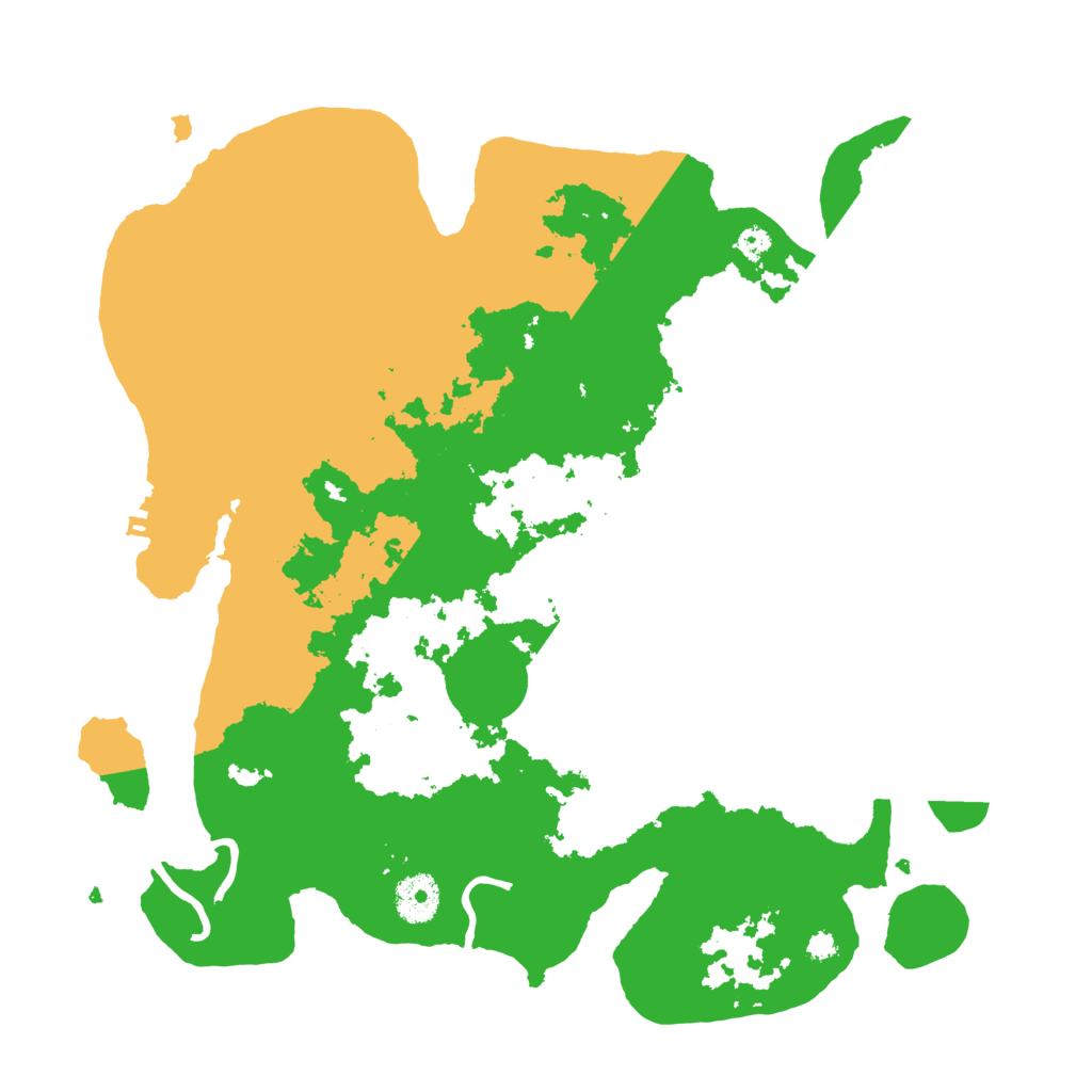Biome Rust Map: Procedural Map, Size: 3500, Seed: 43852354