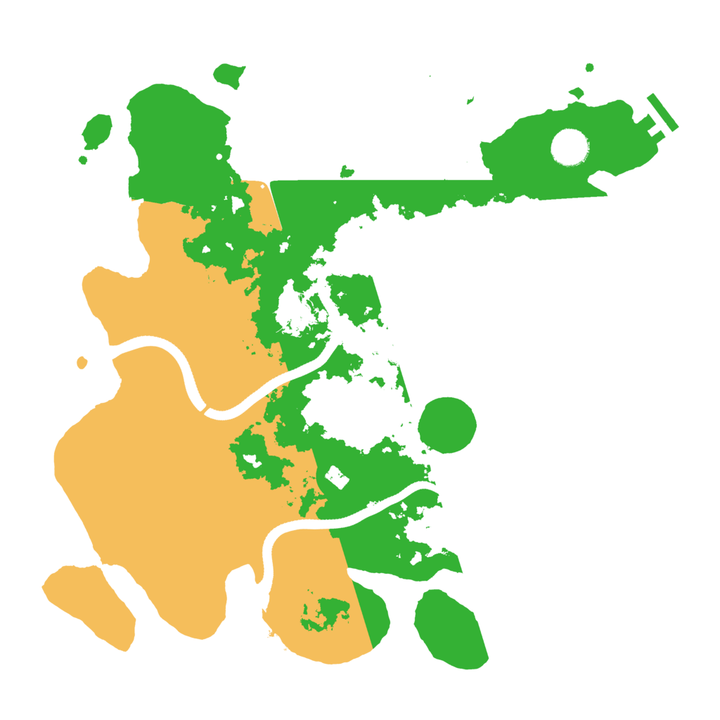 Biome Rust Map: Procedural Map, Size: 3400, Seed: 1725159574