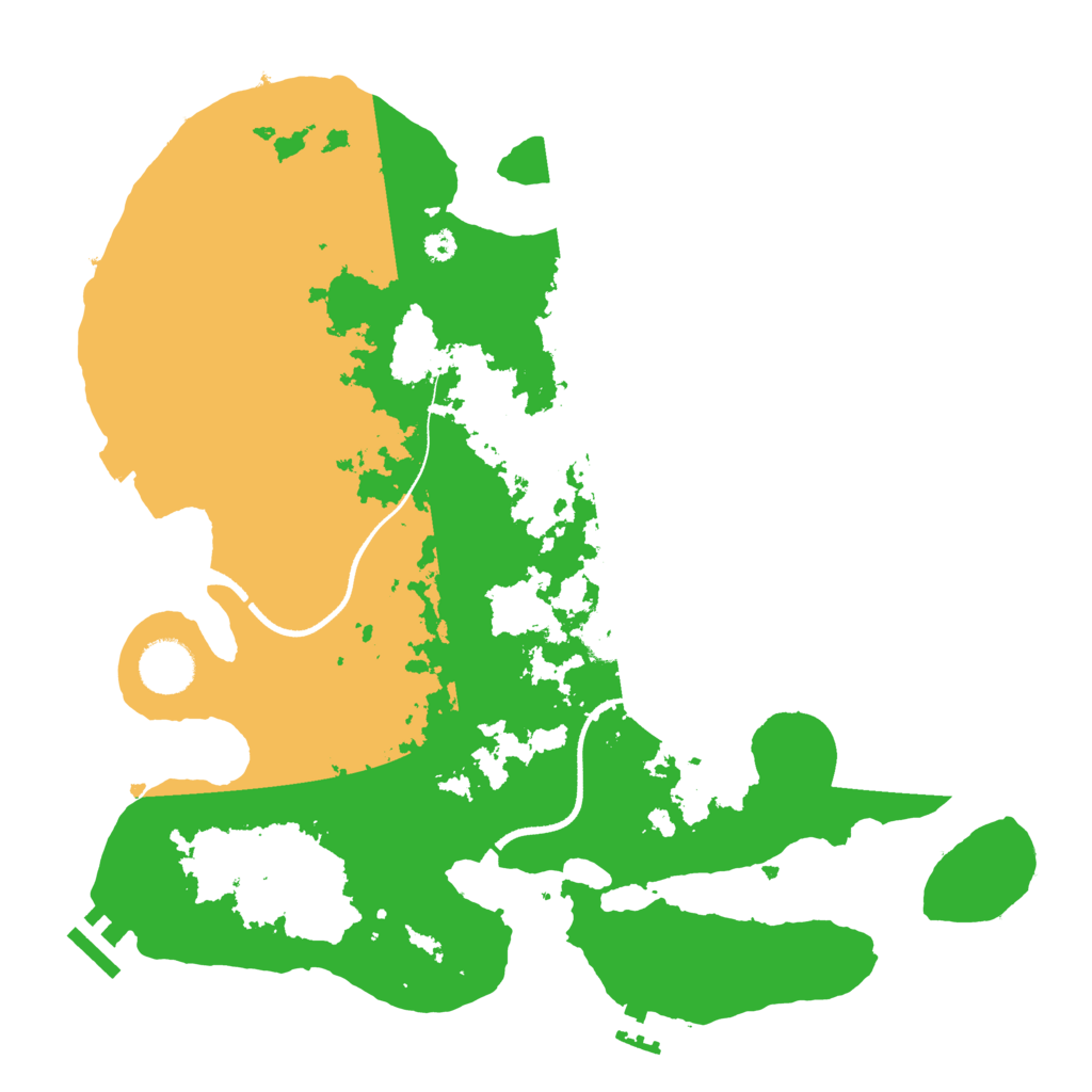 Biome Rust Map: Procedural Map, Size: 3500, Seed: 89297605