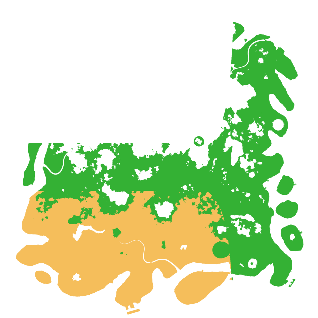 Biome Rust Map: Procedural Map, Size: 5000, Seed: 477202782