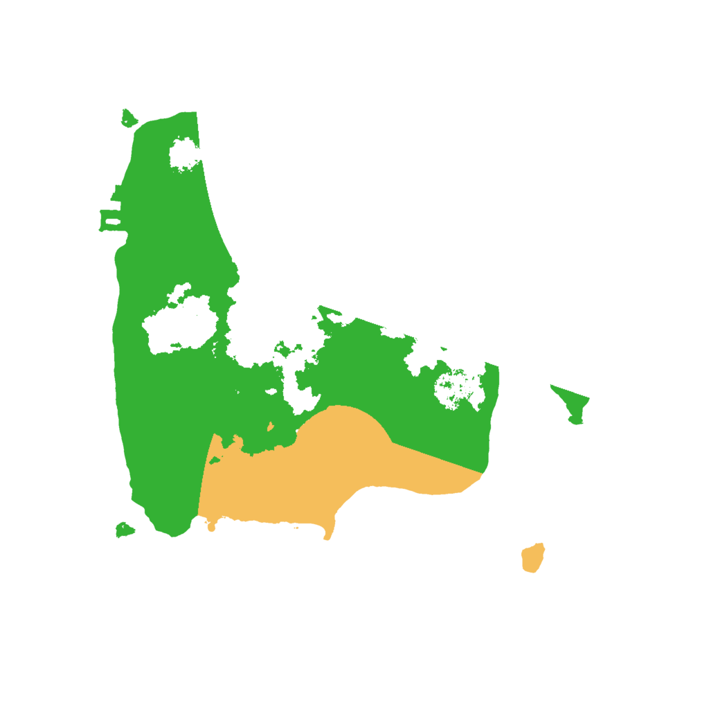 Biome Rust Map: Procedural Map, Size: 2000, Seed: 8653