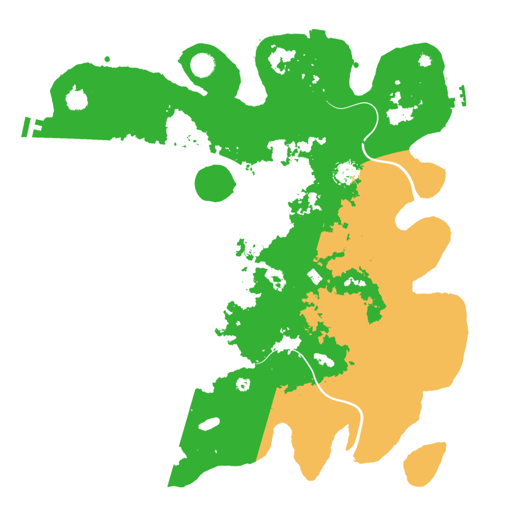 Biome Rust Map: Procedural Map, Size: 3750, Seed: 27