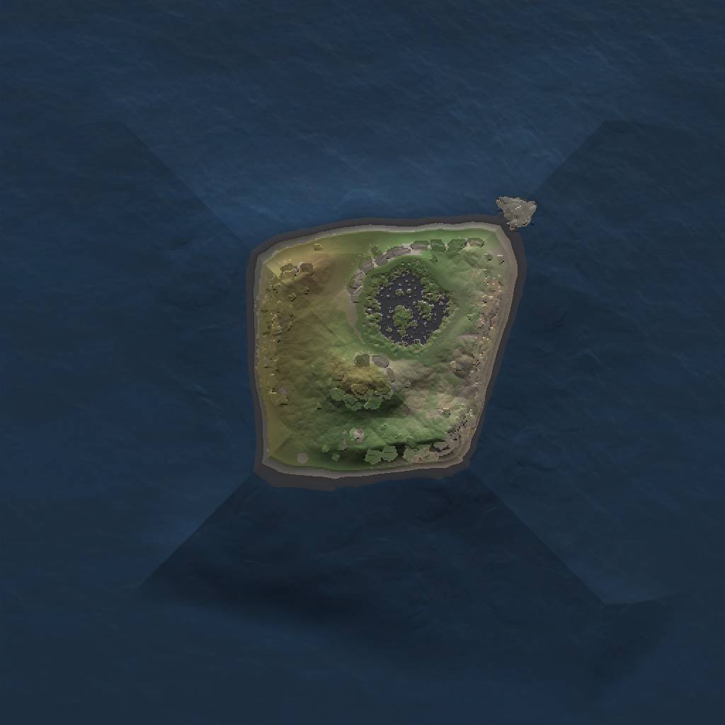 Rust Map: Procedural Map, Size: 1000, Seed: 2021895642, 3 Monuments