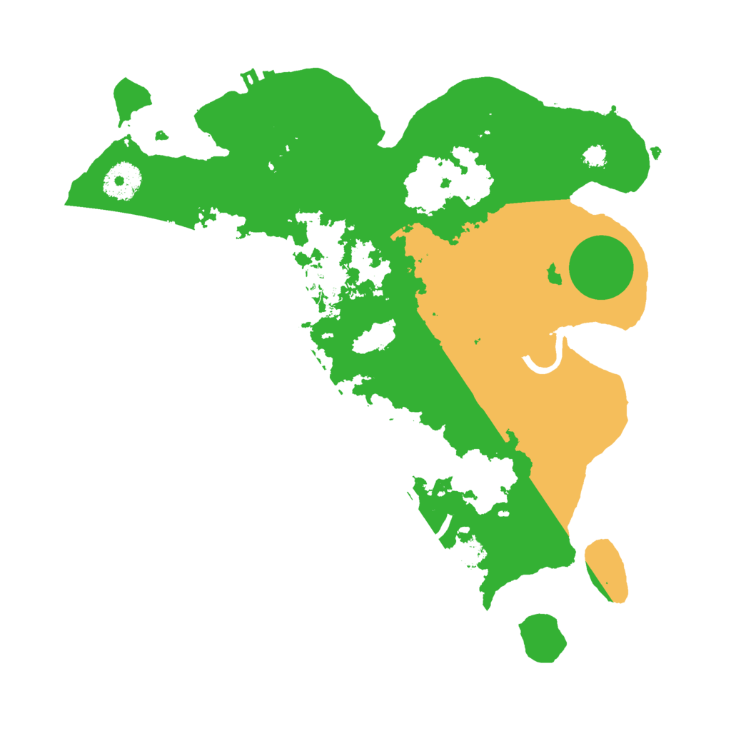 Biome Rust Map: Procedural Map, Size: 3000, Seed: 94884