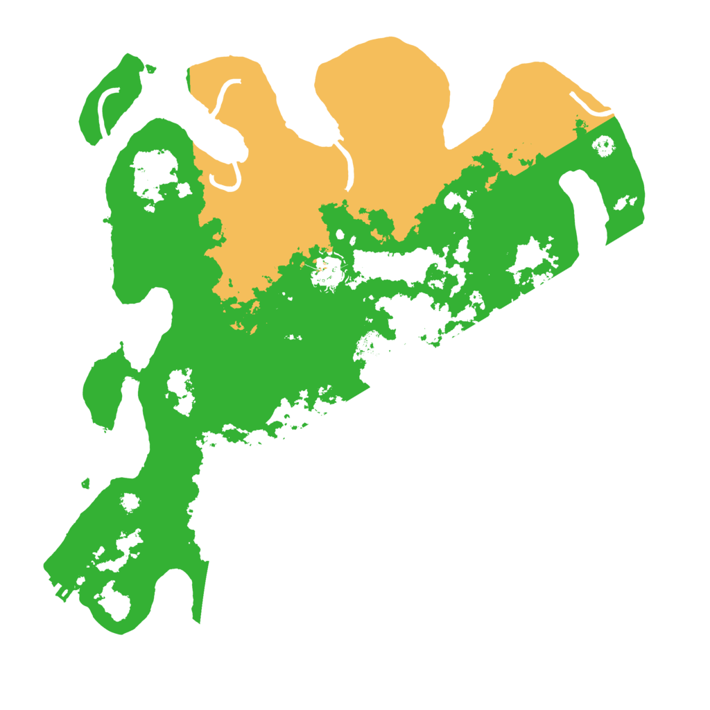 Biome Rust Map: Procedural Map, Size: 3500, Seed: 567883322