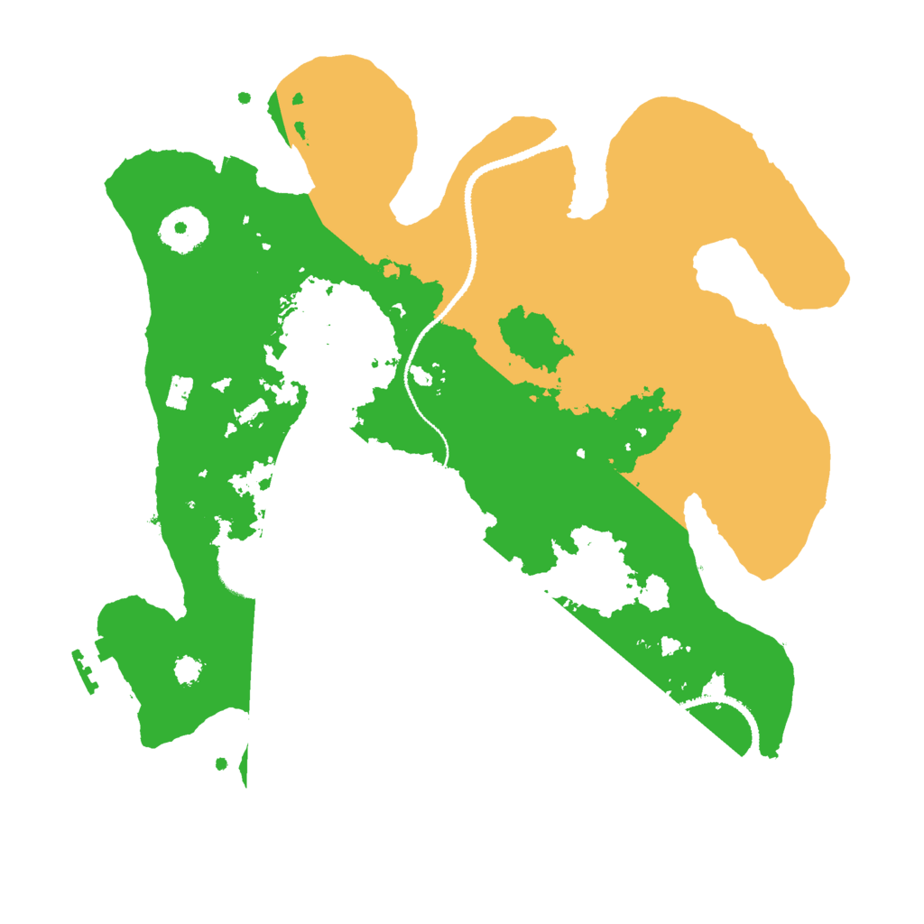Biome Rust Map: Procedural Map, Size: 3000, Seed: 4039728